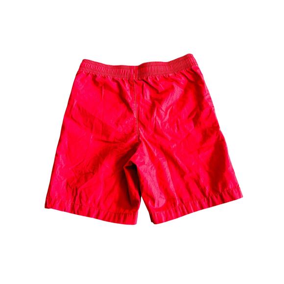 Vineyard Vines Boys Cotton Shorts Size 7 Coral Red Elastic Waist Drawstring - Picture 2 of 6